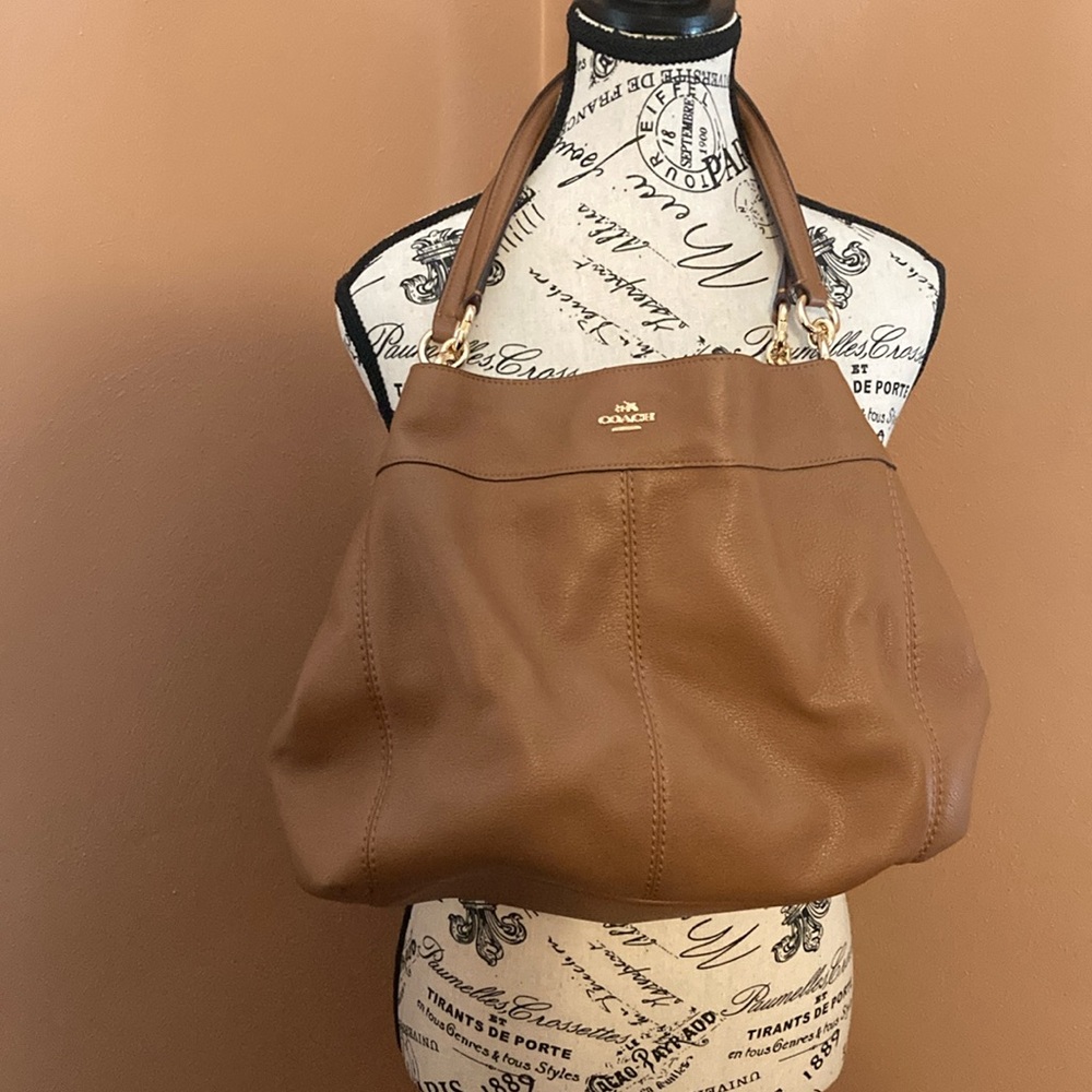 Vintage Coach Hobo - Tan Leather Shoulder Bag
